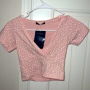 Brandy Melville Pink Amara Top